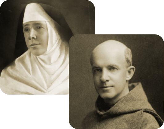 Historical Photo Portraits of Father Paul James Wattson and Sister Lurana White